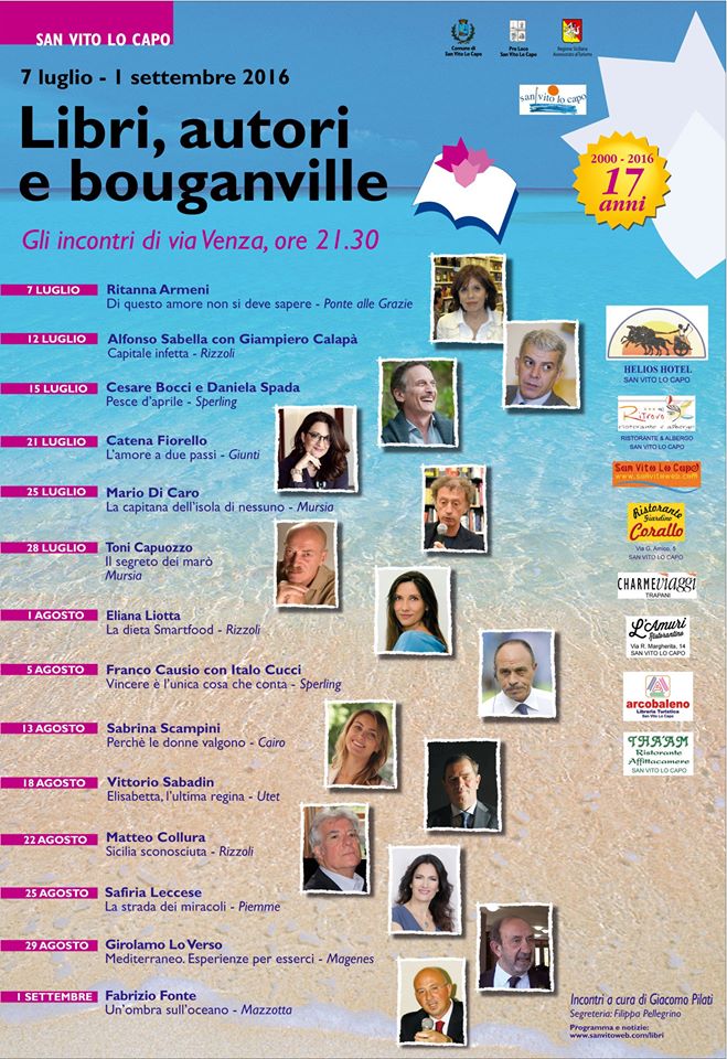 Libri, autori e bouganville San Vito Lo Capo - Karma Vacanze
