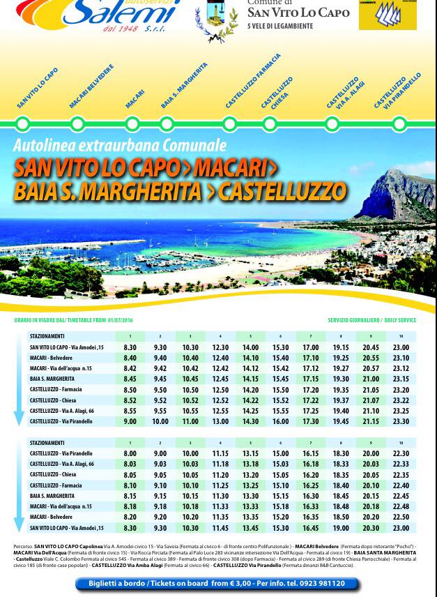 Bus San Vito Lo Capo - Karma Vacanze
